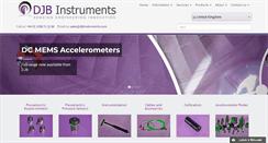 Desktop Screenshot of djbinstruments.com